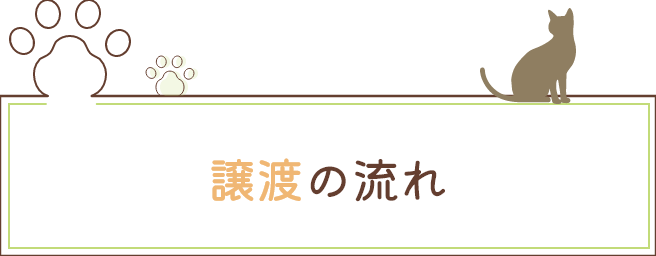 譲渡の流れ